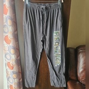 Realtree Men's Dark Gray Joggers with Logo